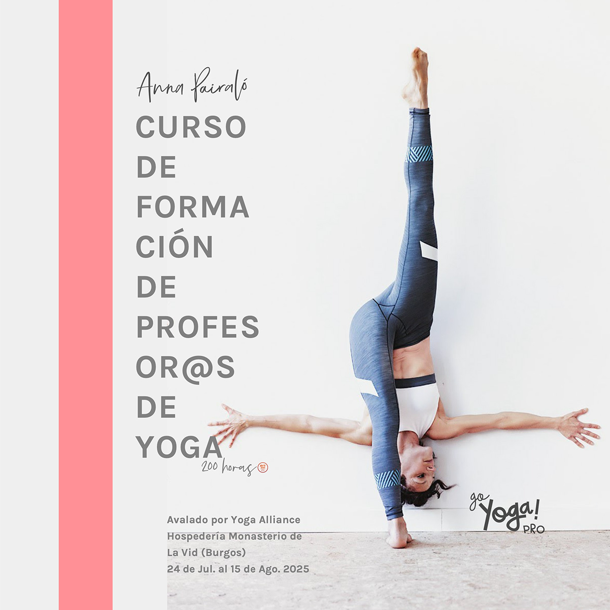 Curso Profesores Yoga - Hospedería Monasterio de la Vid (Burgos)